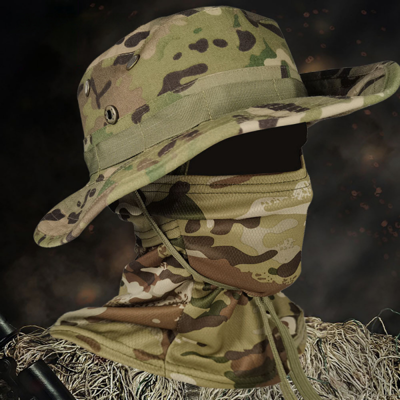 Boonie Hat Tactical - Taktik Kamuflaj Boonie Şapka - Geniş