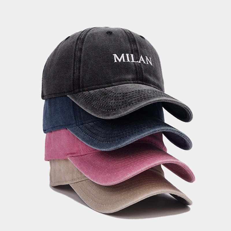 Dad Hat Cotton - Vintage Yıkanmış Pamuklu Beyzbol Şapkası Ayarlanabilir