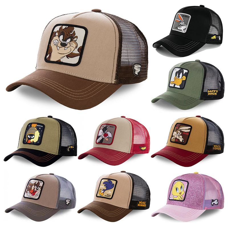 Trucker Cap Mesh - Çizgi Film Anime Kamyon Şoförü Şapkası