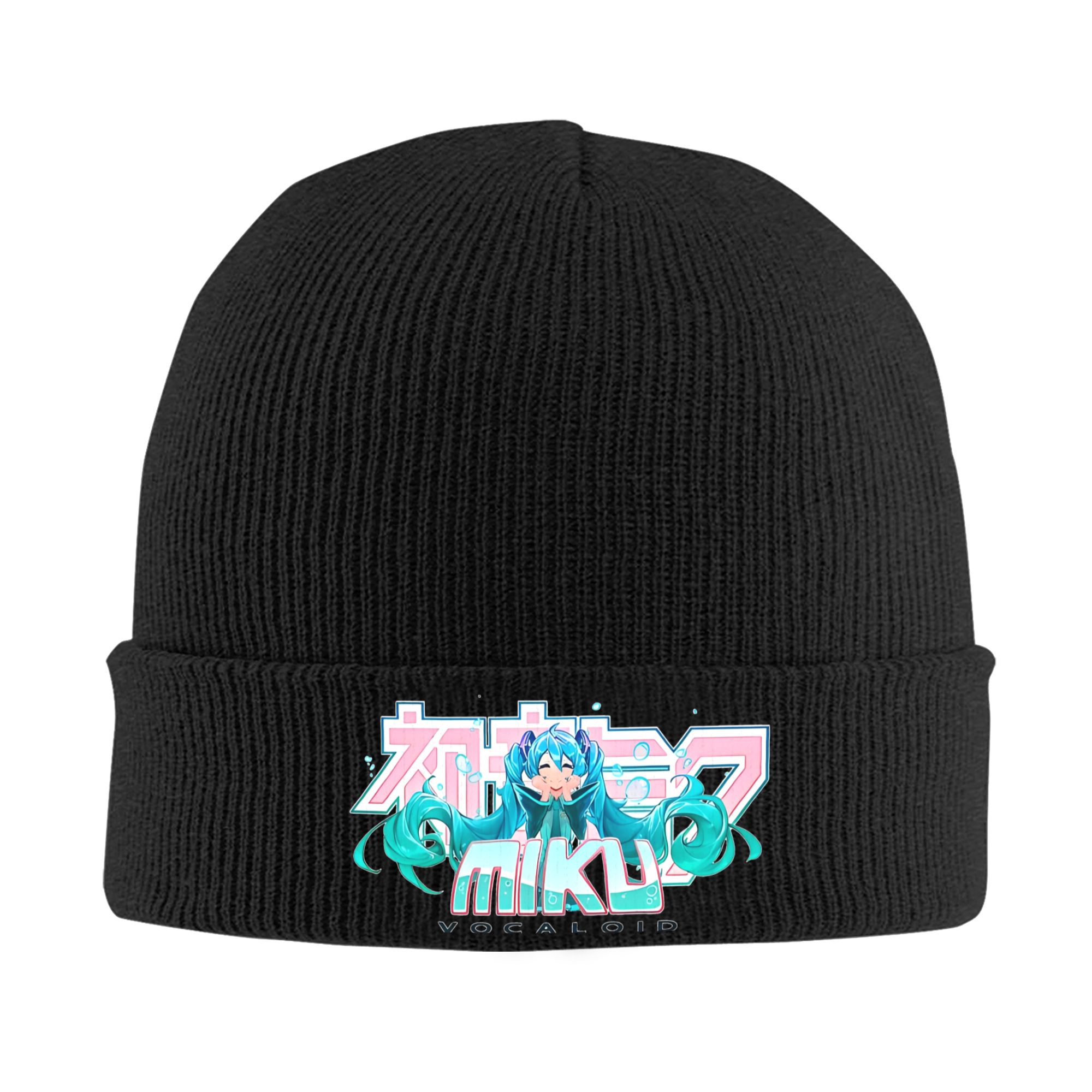 Beanie Cuffed Knit - Hatsune Miku Erkekler ve Kadınlar İçin