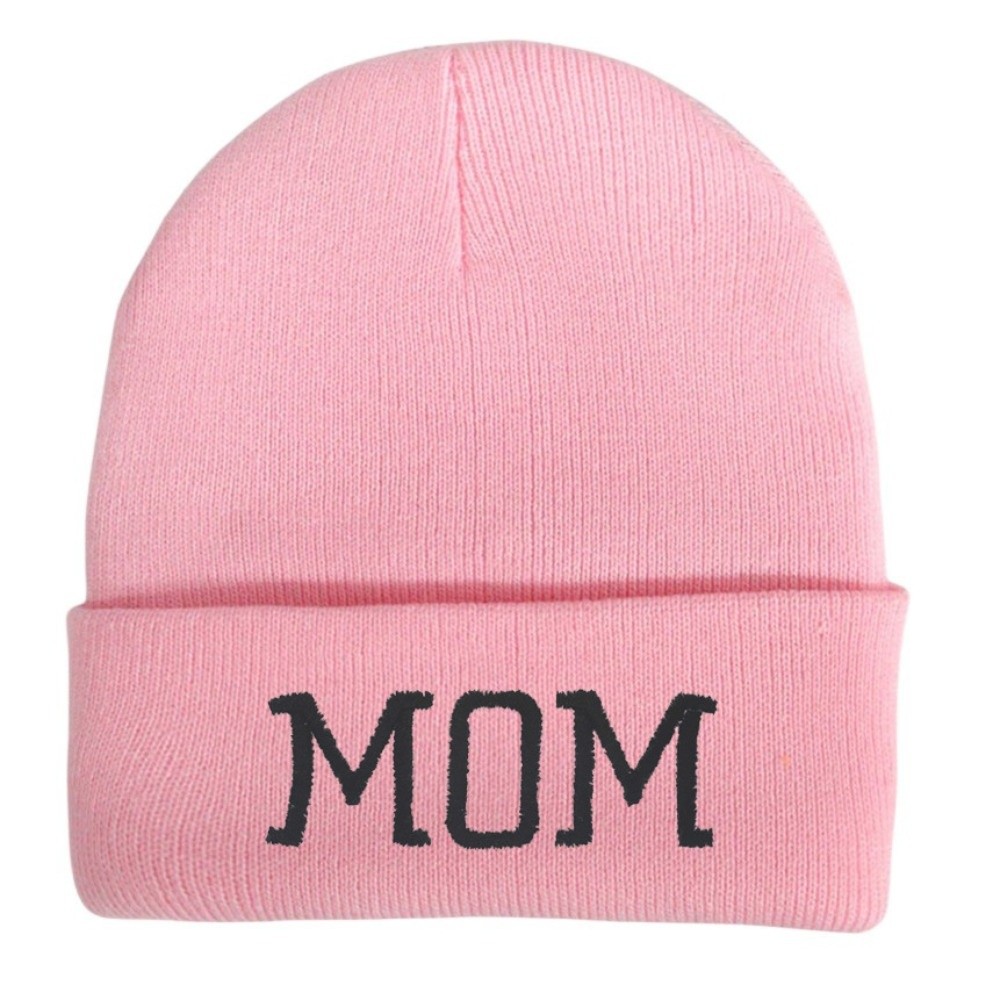 Beanie Cuffed Knit - Minimal Ebeveyn Eşleşen Anne Baba Bere
