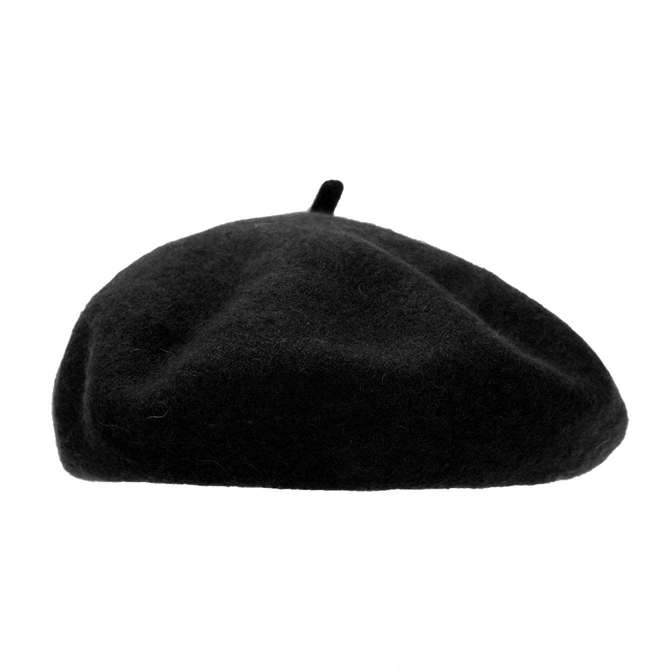 Beret French Wool - Kadınlar için düz renkli yün bere