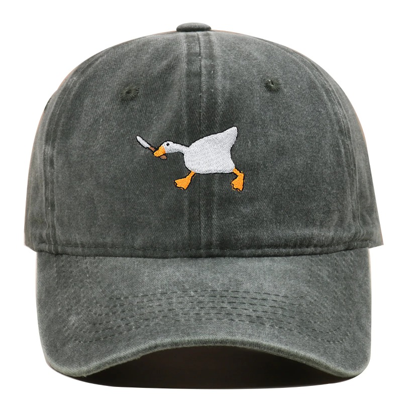Dad Hat Cotton - Karikatür işlemeli komik koyu mizah pamuk