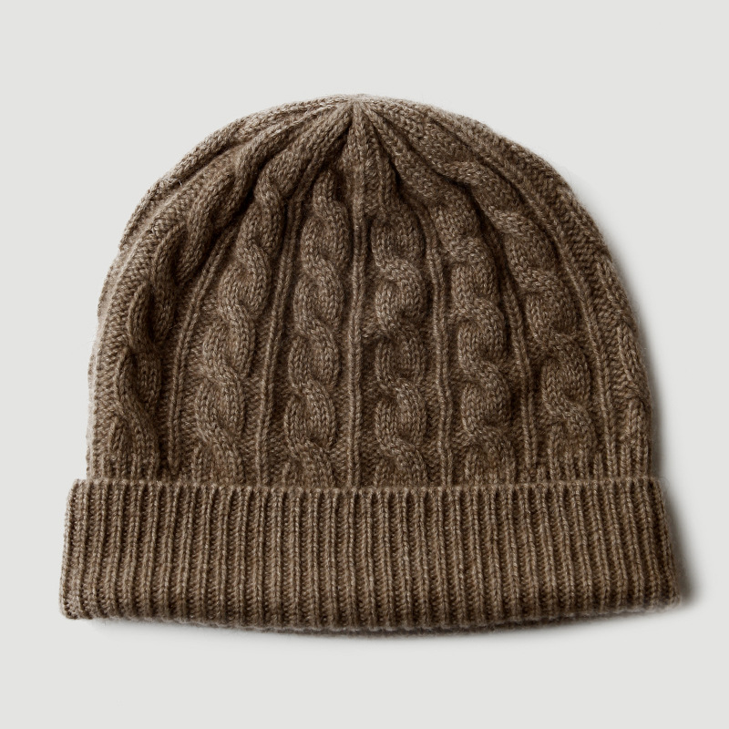 %100 Saf Kaşmir Örgü Bere Şapk - Beanie Cuffed Knit incelemesi ve fiyatı