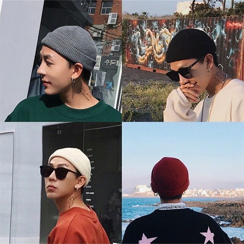 Kış sıcak Unisex yün kasketler - Beanie Cuffed Knit incelemesi ve fiyatı