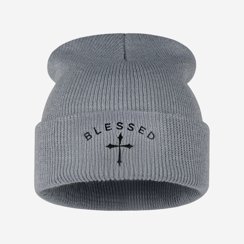 Kutsal Haç İşlemeli Bere, Kışl - Beanie Cuffed Knit incelemesi ve fiyatı