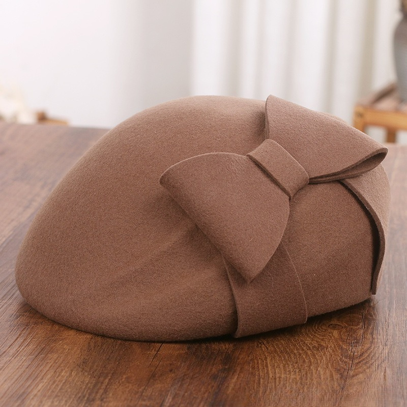 Fransız zarif örgü yay yün ber - Beret French Wool incelemesi ve fiyatı