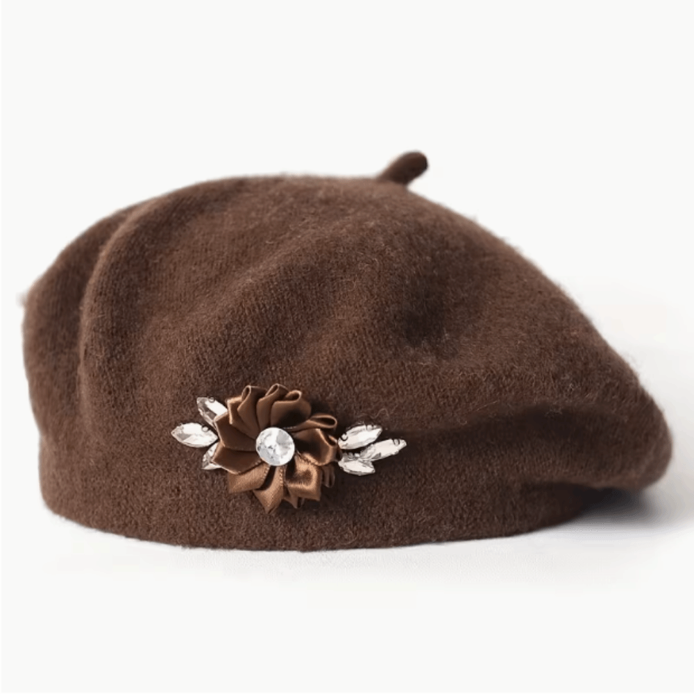 Moda Düz Renk Yün Bere Kristal - Beret French Wool incelemesi ve fiyatı